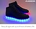 FLASHKICKS Jump - Premium LED Shoes Bright Light Up Sneakers, High Top