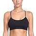 CRZ YOGA Women's Light Support Braided T-Back Fashion Yoga Sports Bra Black XL