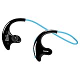 Ralyin Bluetooth Headphones with Mic MP3 Music Player Sport Wireless Earbuds Built in 8gb Memory Storage Wearable Headset for Running Gym Workout Waterproof Earphones Cordless Audifonos (Blue)