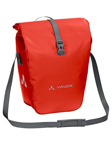 VAUDE Aqua Back - Rear Pannier Bike Bag - Set of 2 - PVC-Free Tarpaulin Bike Panniers - Waterproof Pannier Bags with a 48 Litre Total Storage Volume