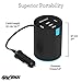 SHARKK 5 Port USB High Speed Car Charger Cupholder Universal 5 Port High Capacity Smartport USB Outlet With Retractable Power Plug. Perfect Travel Plug