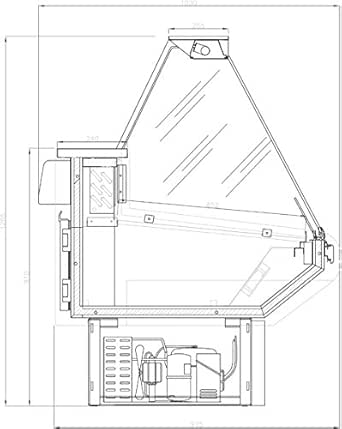 arneg nevera mostrador pedaliers/2 VD 2400 : Amazon.es ...
