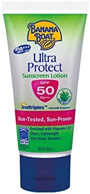 Banana Boat Ultra Protect Sunscreen Lotion SPF50 PA+++ 90 ML