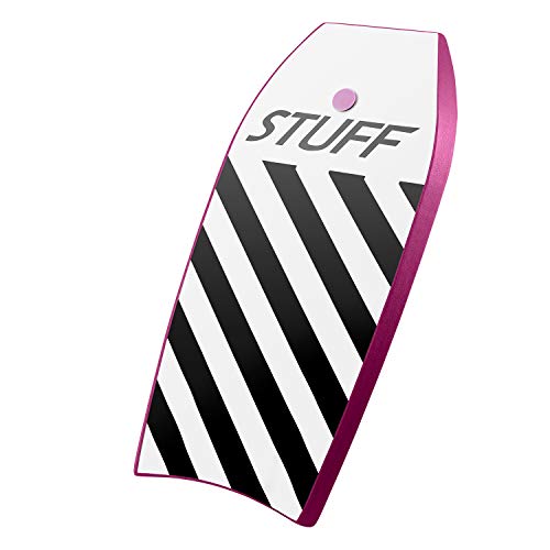 Grande Juguete Body Board 37" with EPS Core Slick Bottom and Leash for Kids and Adults (Red) - Thumbnail 6
