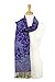PASKMLNA Reversible Paisley Pashmina Shawl Wrap Elegant Colors (023-26Violet)
