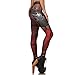 Super HERO Women Leggings Fitness Deadpool Leggings 3D Printed Pants,L(US 12-14),1577