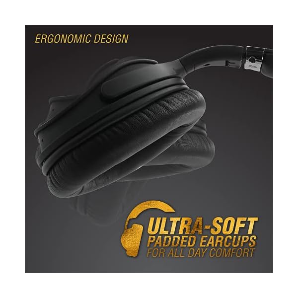 Volkano-X-Hybrid-Active-Noise-Cancelling-Wireless-Bluetooth-Headphones-30-Hr-Audifonos-Inalambricos-Padded-On-Ear-ANC-Hard-Carry-Case-Hands-Free-Deep-Bass-Crystal-Clear-Sound-Black-Silenco-Series Volkano X Hybrid Active Noise Cancelling Wireless Bluetooth Headphones 30 Hr Audífonos Inalámbricos Padded On-Ear ANC…