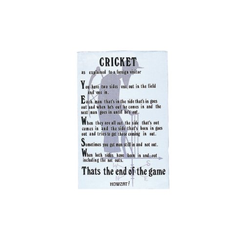 Cricket Linen Tea Towel Cricket Store