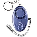 Personal Alarm, IEKA 130db Emergency Personal Security Siren, Self-Defense Safe Sound Key Chain Alarm with LED Light for Kids, Women, Elderly and Night Workers (Blue)
