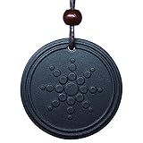 Keeping Sports Anti Radiation Shield EMF Radiation Protection Shield Pendant Necklace Negative Ions Energy Pendant Necklace Orgone Pendant Scalar Pendant Necklace