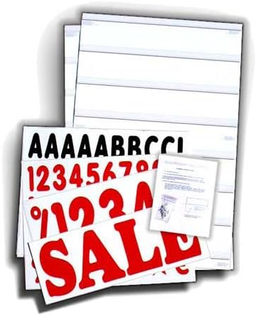 White Changeable Message Kit 24"x36"