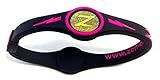 ZEN-ERGY Balance Bands - for Power, Strength, Agility, Focus, Well Being, & Positive Energy Flow (Black Band with Pink, Medium (190mm))