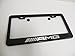 Deepro 1pc AMG Carbon Fiber License Plate Frame Cover Tag Holder