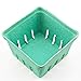 FMP Brands 44 Pack Quart Green Molded Pulp Fiber Berry Basket Produce Vented Container for Fruit and Vegetable, Farmer Market, Grocery Stores and Backyard Party