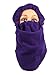 Balaclava Hooded Face Mask Fleece (Purple)