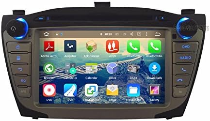 7 inch 4G Octa Core 64-Bit Android 6.0 Car DVD Player for TUCSON IX35 2009 2010 2011 2012 Radio GPS 2GB RAM 26GB ROM ... (without can bus)