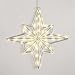 LampLust Pre-lit Lighted LED Star, Indoor/Outdoor Use, Timer Option, Warm White Lights, 16 inch - for Eid & Ramadan Decorations, Wedding Decor for Windows and Walls