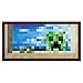 Minecraft Creeper Window Poster