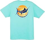 Guy Harvey Sunny Days S/S Pocket T-Shirt (X-Large, Mint)