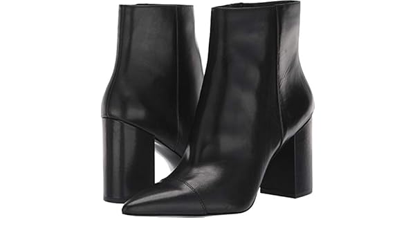 nine west ranfield leather cap toe bootie
