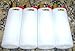Lot of 4 Bic White Classic Full Size Lighters New