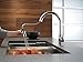 Delta Trinsic Chrome Kitchen Faucet with Pull Down Sprayer, Modern Single Hole Kitchen Sink Faucet, Single Handle, Chrome 9159-DST