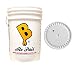 6.5 Gallon plastic fermenter with lid primary