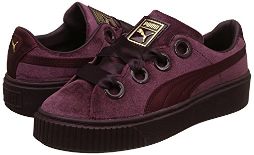 puma platform kiss velvet
