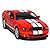 5" 2007 Shelby GT500 1:38 Scale (Red/White Stripes)