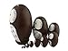 Adorable Lovely Animal Theme Big Round Eyes Brown Wise Owl Egg Shape Wooden Handmade Nesting Dolls Matryoshka Dolls Set 10 Pieces For Kids Toy Birthday Christmas Gift Home Kids Room Decoration