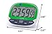 Solar Galaxy 24 HR Digital Kitchen Timer Alarm Clock, Magnetic Backing, Retractable Stand, Memory Function, 12/24-Hour Clock, Alarm Mode, (Single AAA battery not included)