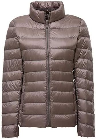 Sawadikaa Women's Ultra Light Packable Winter Down Puffer Jacket Coat Quilted Lightweight Down Parka Jacket
