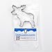 Moose Cookie Cutter- Stainless Steel