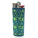 Lucklybestseller Metal Lighter Case Cover Holder Hollow Design for BIC Full Size Lighter J6 (Rose Hollow-Blue)thumb 1