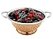 Copper & Stainless Steel Colander (2.5 Quart Capacity); Decorative Strainer / Fruit Bowl / Pedestal-Style Colander