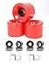 FREEDARE 58mm Skateboard Wheels 82a ABEC-7 Bearing Steel and Spacers(Pack of 4)