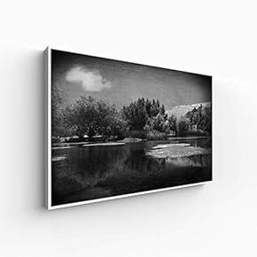 Canvas Wall Art for Living Room, Bedroom Monochrome Landscape Framed Canvas Prints for Home Decoration Ready to Hang - 16x24 inches