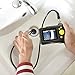 Digital Inspection Camera with 0.21inch Lens, 2.7inch Color Screen, 9.84ft Semi-Rigid Tube, 4X Zoom Industrial Endoscope, 2600mAh Lithium-Ion Battery Borescope+Tool Box