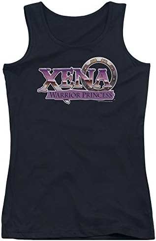 Xena Warrior Princess Logo Juniors Tank Top Shirt BLACK SM