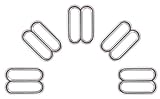 Country Brook Design 10 1 Inch Metal Round Wide-Mouth Triglide Slides