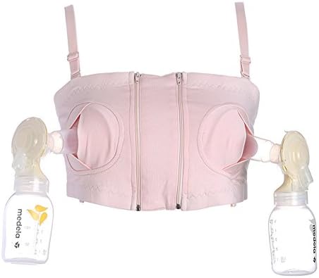 Lyfree Hands Free Breastpump Bra (M, Pink)