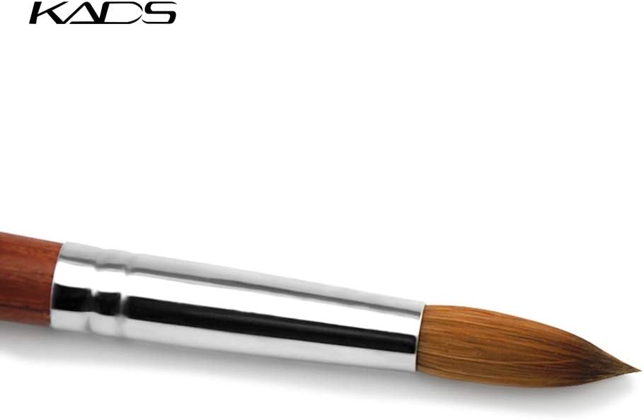 KADS Kolinsky Sable Acrylic Nail Art Brush Red Wood Pen Nail Brush for Nail Art Manicure Tool -12,14,16# (20#) - Image 4