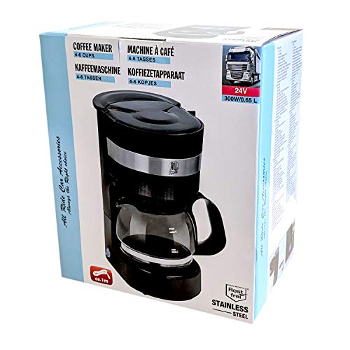 Multistore 2002 Kaffeemaschine 24V, 300W, 0.65L, Glaskanne, 6 Tassen, Anschluss Zigarettenanzünder - Reisekaffeemaschine… – Bild 5