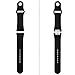 Henoda Soft Silicone Replacement Watch Band for Samsung Gear S2 Smart Watch - Black (Not Fit Gear S2 Classic SM-7320 Version)