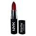 NYX Matte Lipstick MLS10 - Perfect Red (Bright Blue-Toned Red) Long Lasting Lipsticks Net Wt. 0.16 oz