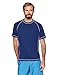 Amazon Essentials Men's Short-Sleeve Quick-Dry UPF 50 Swim Tee, Navy, Medium