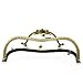 Rockin Beads Brand, 1 Metal Frames Snap Clasp Arch Pattern for Large Style Purse Antiqued Brass 8 Inches by 6 Inches