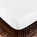 Zen Home Luxury Fitted Sheet (2-Pack) - 1500 Series Luxury Brushed Microfiber w/ Bamboo Blend Treatment - Eco-friendly, Hypoallergenic and Wrinkle Resistant - King - White