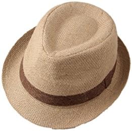 MOMOCHAO Kids Children Boys Girls Top Fedora Cotton Hat Sun Cap Jazz Dance