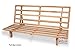 Bi-fold Hardwood Futon Frame - Queen Size